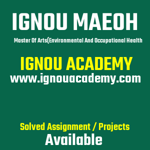 IGNOU MAEOH SOLVED ASSIGNMENT 2025 2026